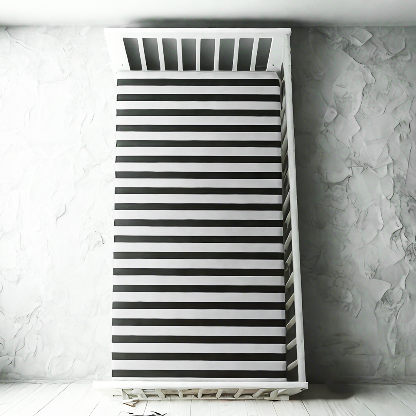 柔软超细纤维婴儿床床笠，舒适惬意的婴儿床床笠，适用于婴儿床和幼儿床垫