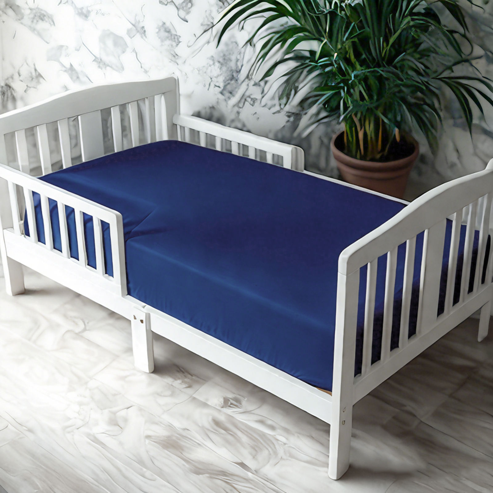 柔软超细纤维婴儿床床笠，舒适惬意的婴儿床床笠，适用于婴儿床和幼儿床垫