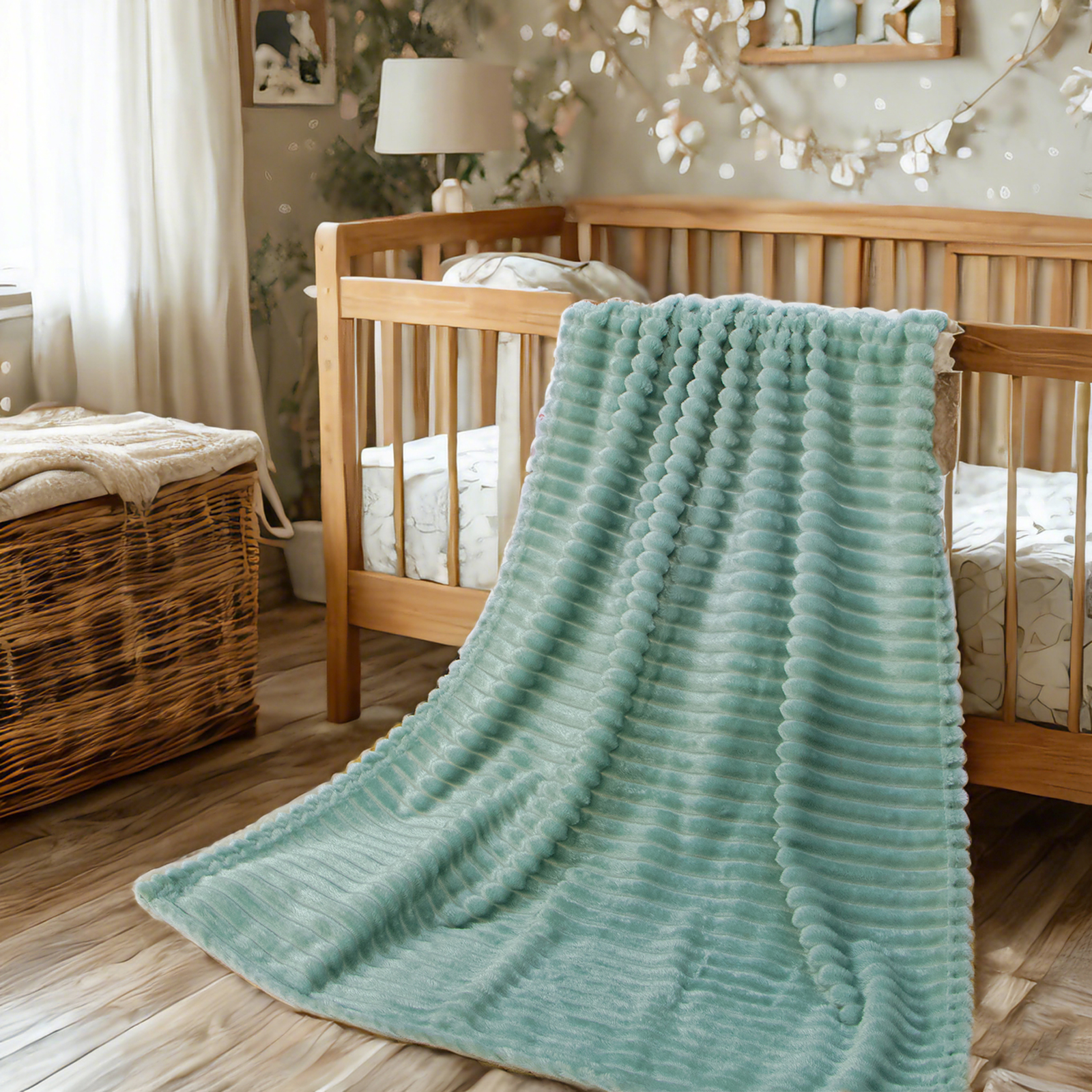 法兰绒幼儿毯，柔软、蓬松、保暖、轻便的设计婴儿毯