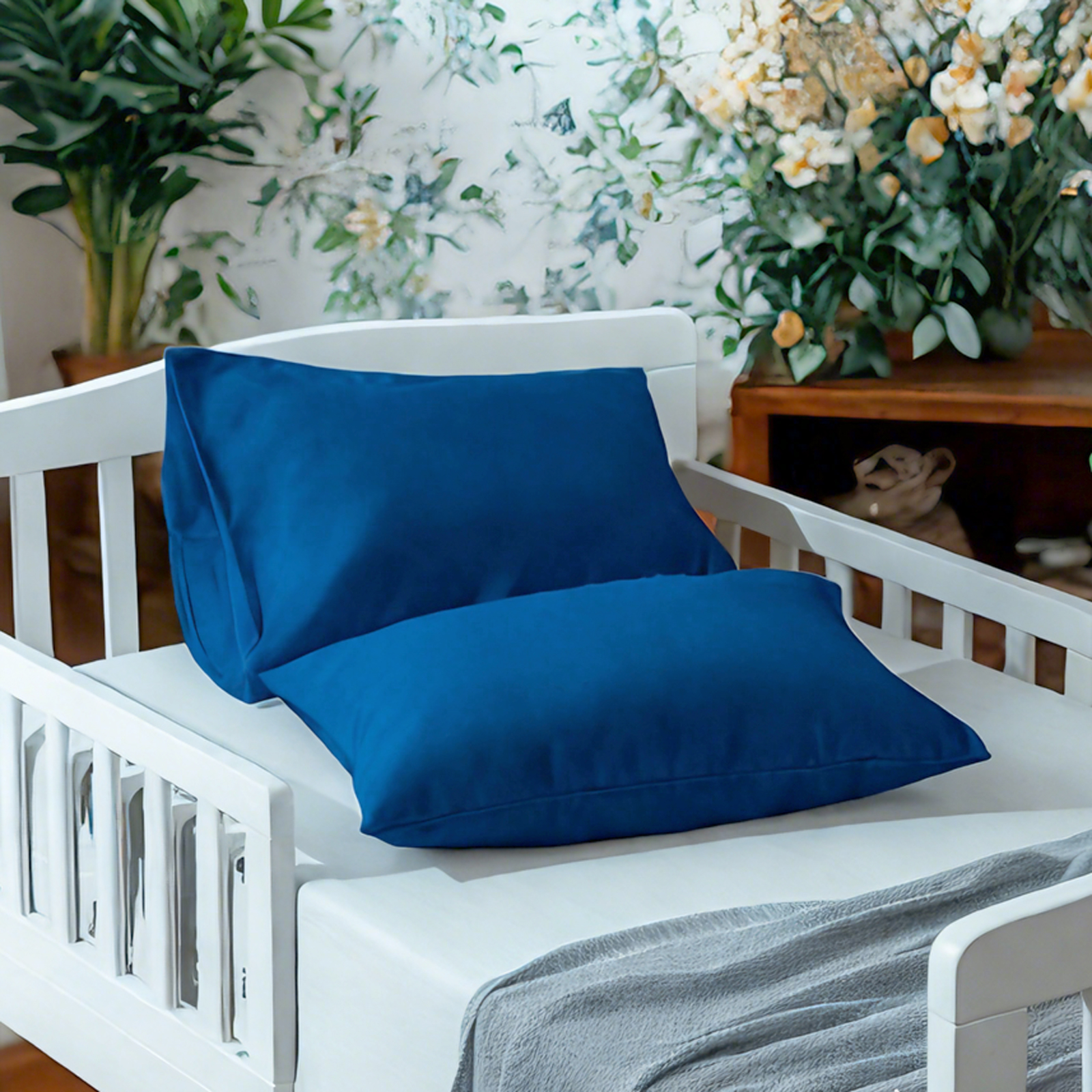 2 Microfiber Toddler Pillowcases, Super Soft and Cozy Baby Pillowcases，envelope closure and zipper closure