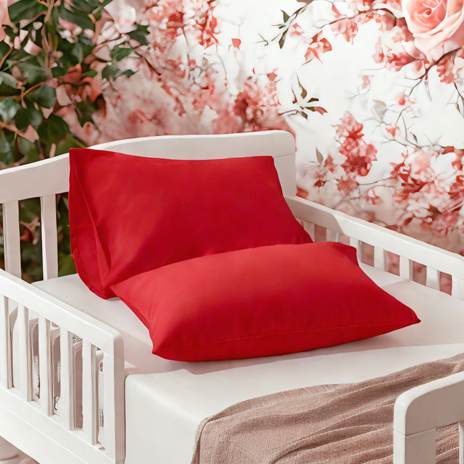 2 Microfiber Toddler Pillowcases, Super Soft and Cozy Baby Pillowcases，envelope closure and zipper closure