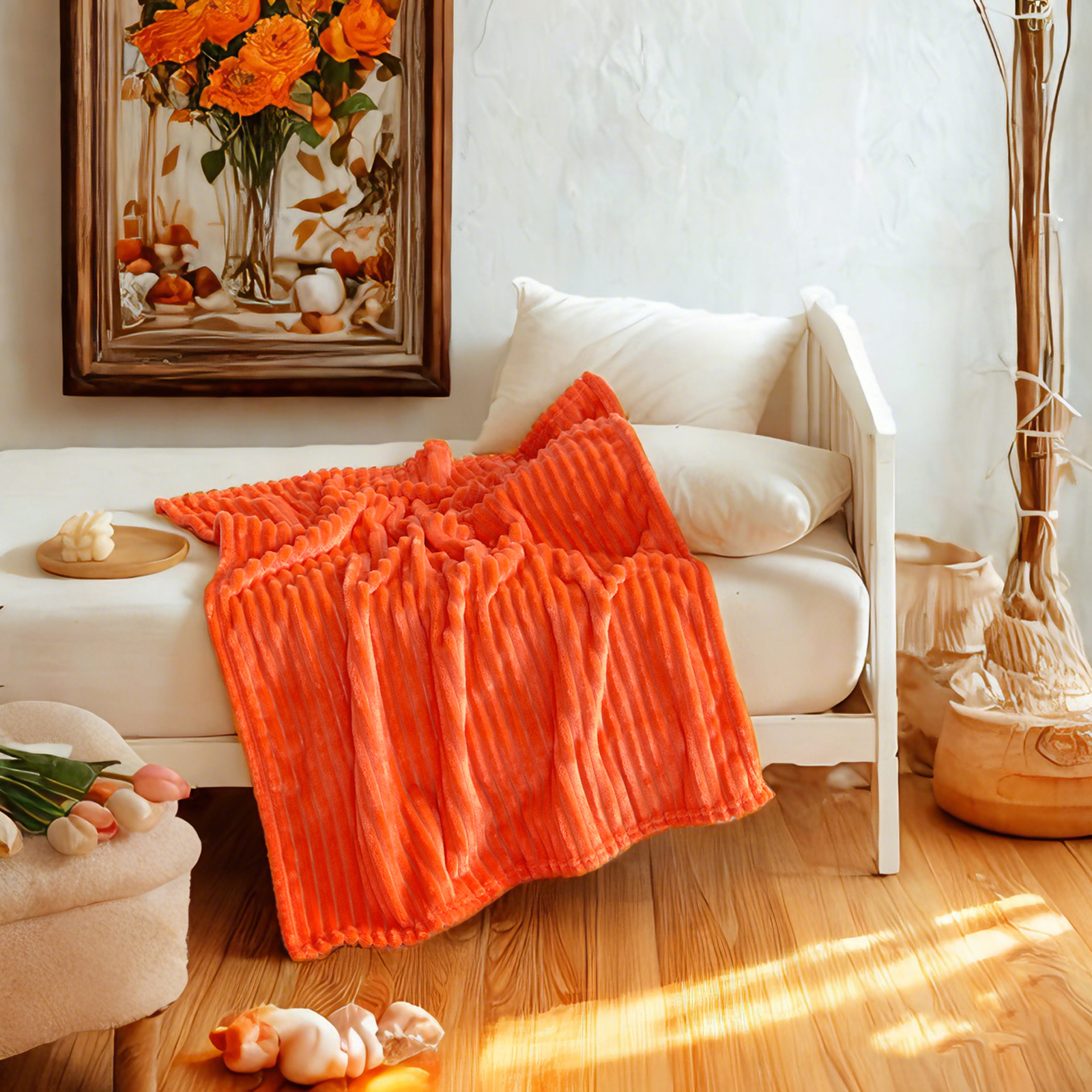 法兰绒幼儿毯，柔软、蓬松、保暖、轻便的设计婴儿毯