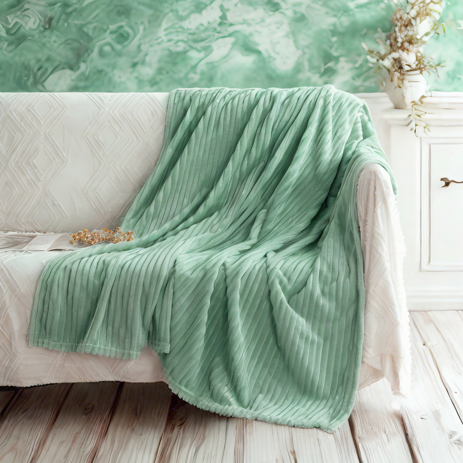 法兰绒幼儿毯，柔软、蓬松、保暖、轻便的设计婴儿毯