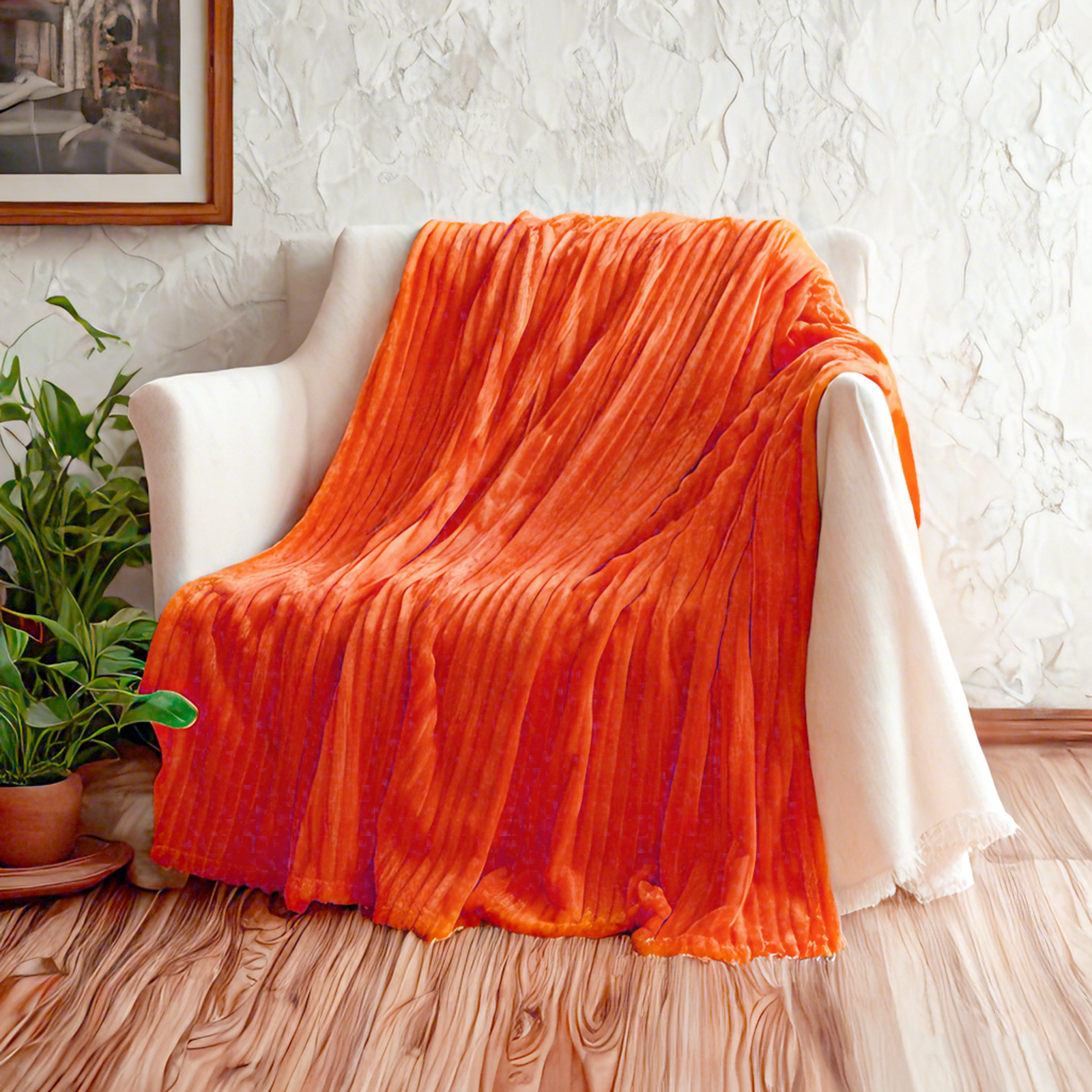 法兰绒幼儿毯，柔软、蓬松、保暖、轻便的设计婴儿毯