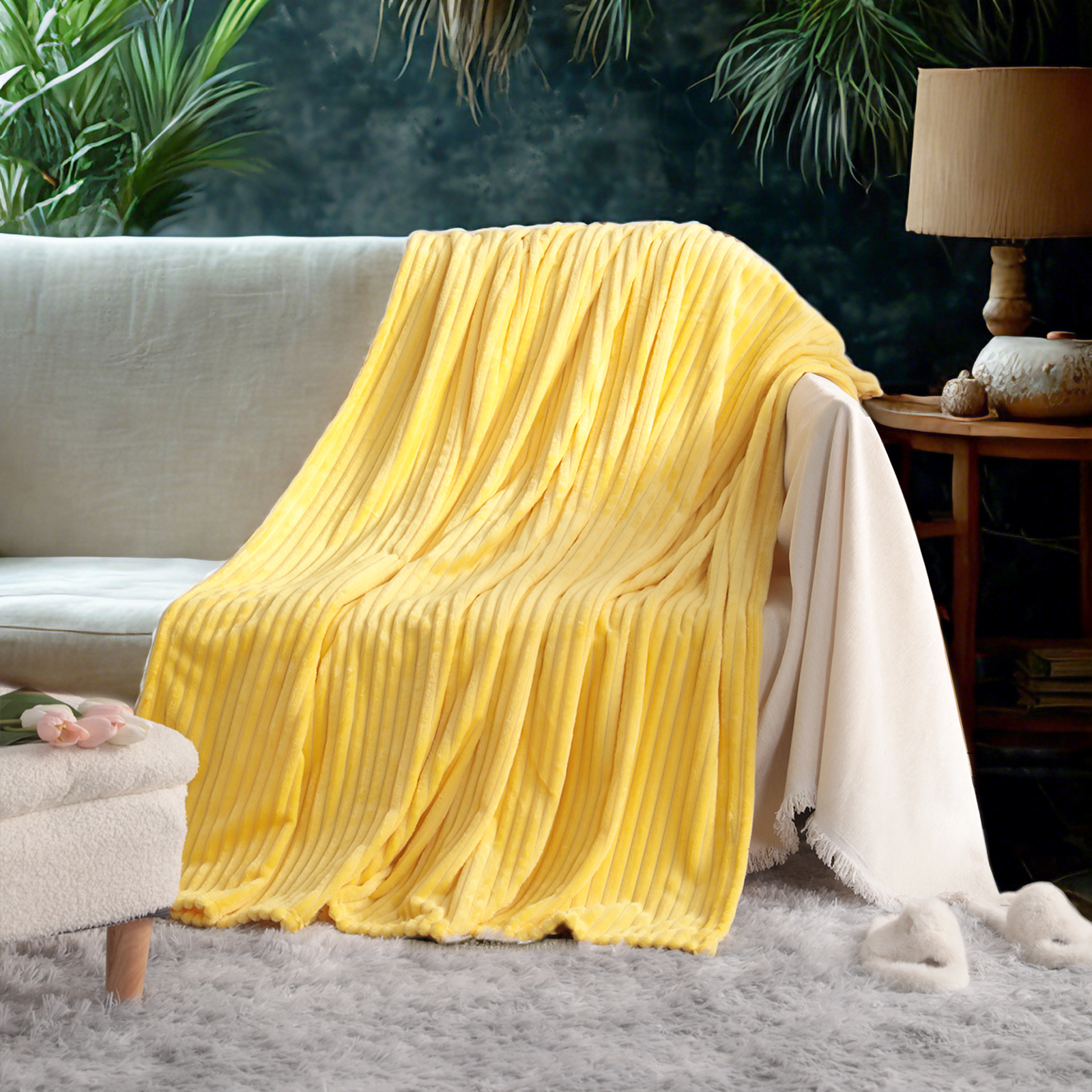 法兰绒幼儿毯，柔软、蓬松、保暖、轻便的设计婴儿毯