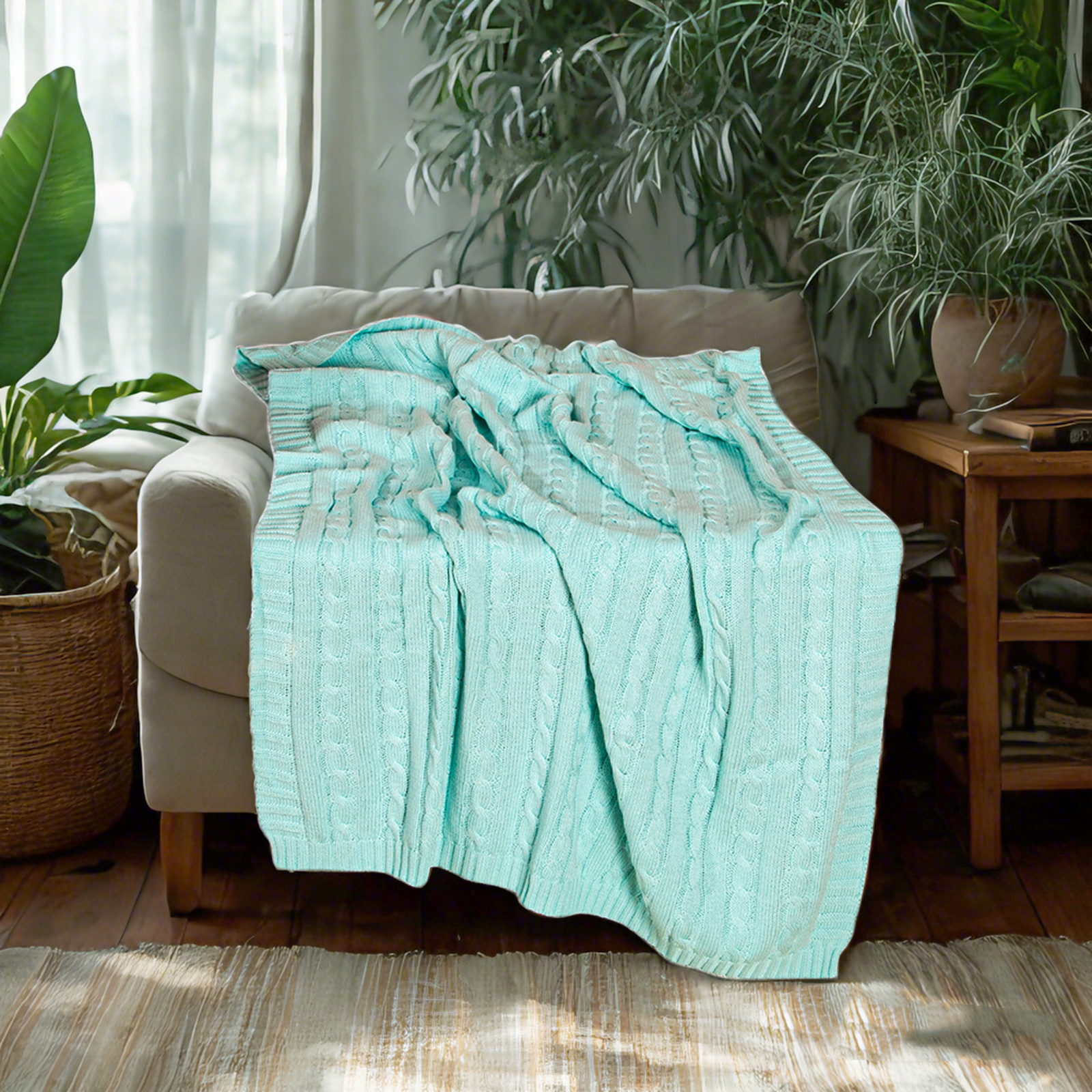 全棉针织婴儿毯，超柔软保暖幼儿毯，婴儿床、婴儿车、托儿所、旅行的完美选择