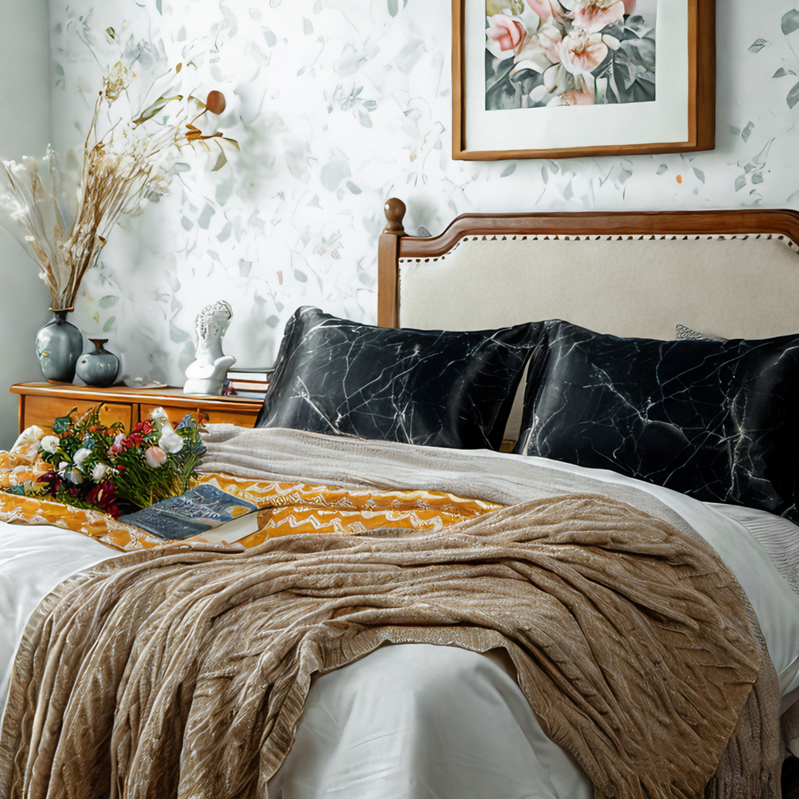 2 Pack Luxurious Glossy Satin Pillowcases, Gentle on Hair and Skin Pillow Cases with Envelope Closure