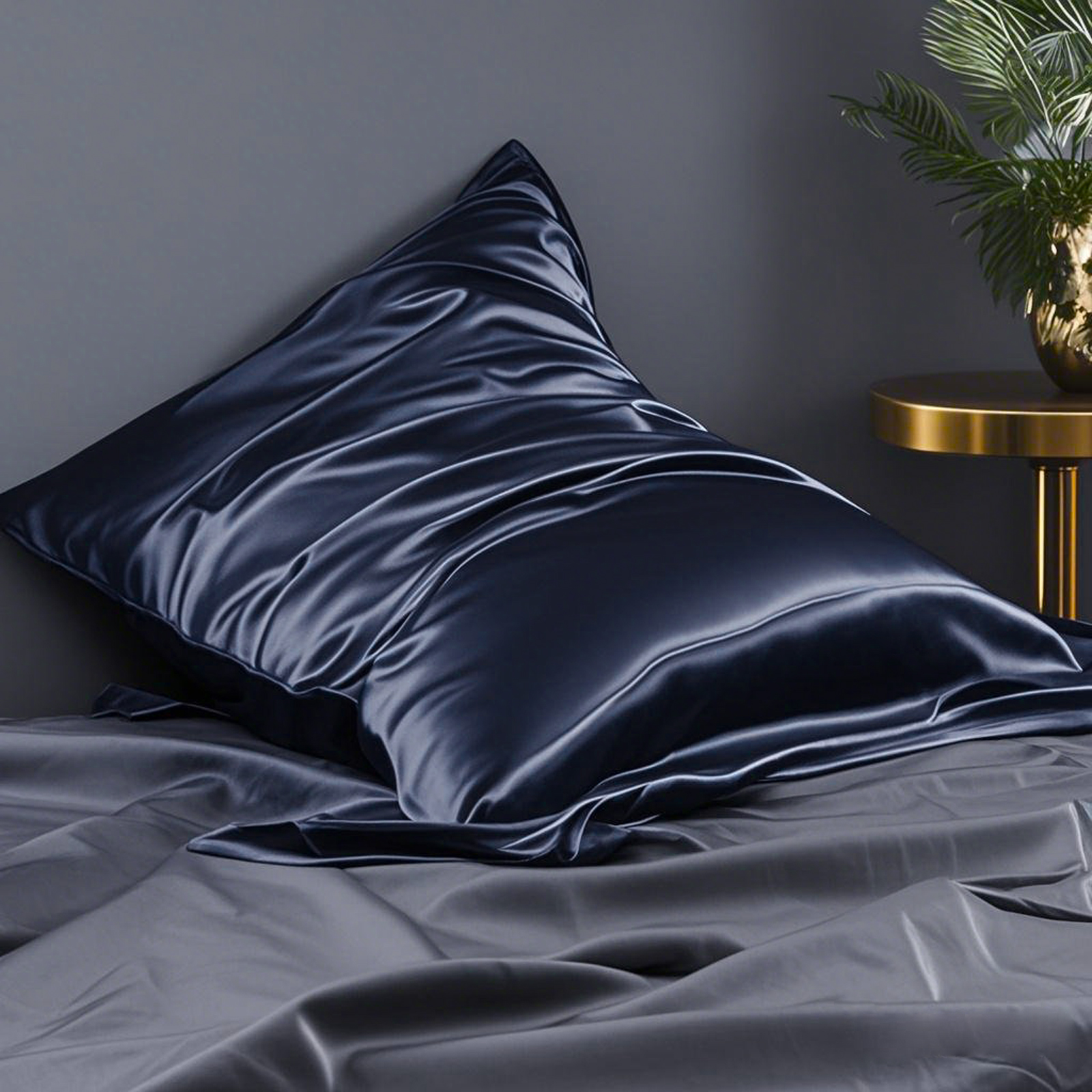 19 Momme Mulberry Silk Pillowcase with Zipper for Hair and Skin, 100% Natural Silk