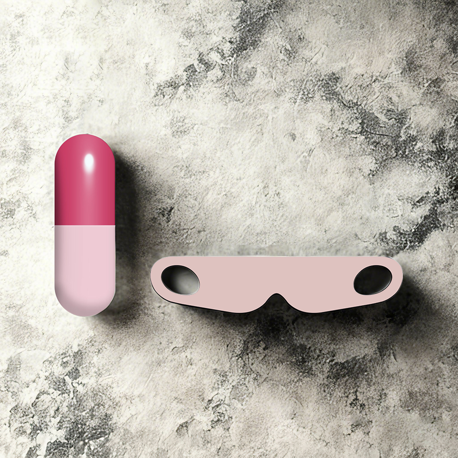 睡眠面罩，1 片式胶囊包装便携式睡眠眼罩，遮光睡眠眼罩，男士女士夜间眼罩