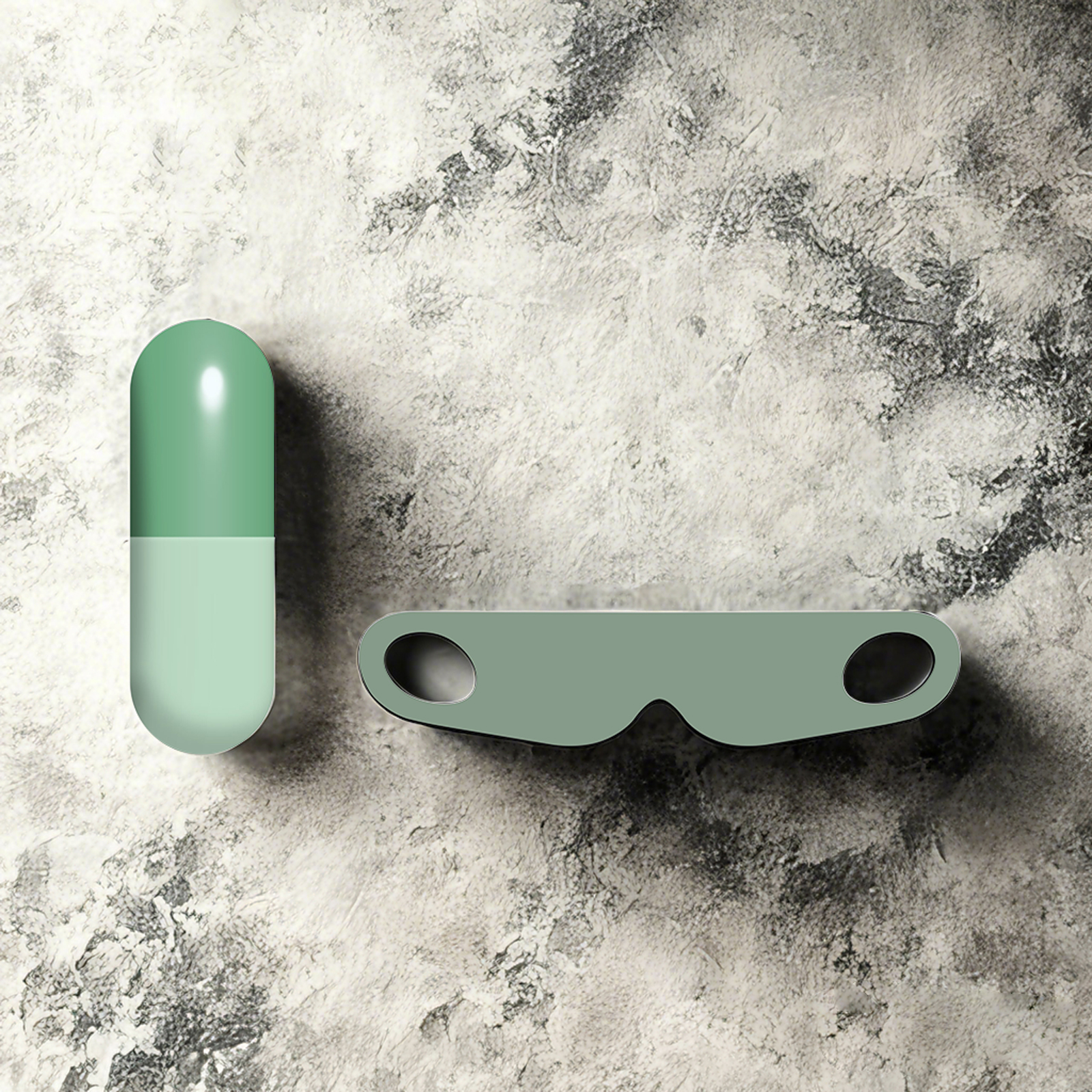 睡眠面罩，1 片式胶囊包装便携式睡眠眼罩，遮光睡眠眼罩，男士女士夜间眼罩