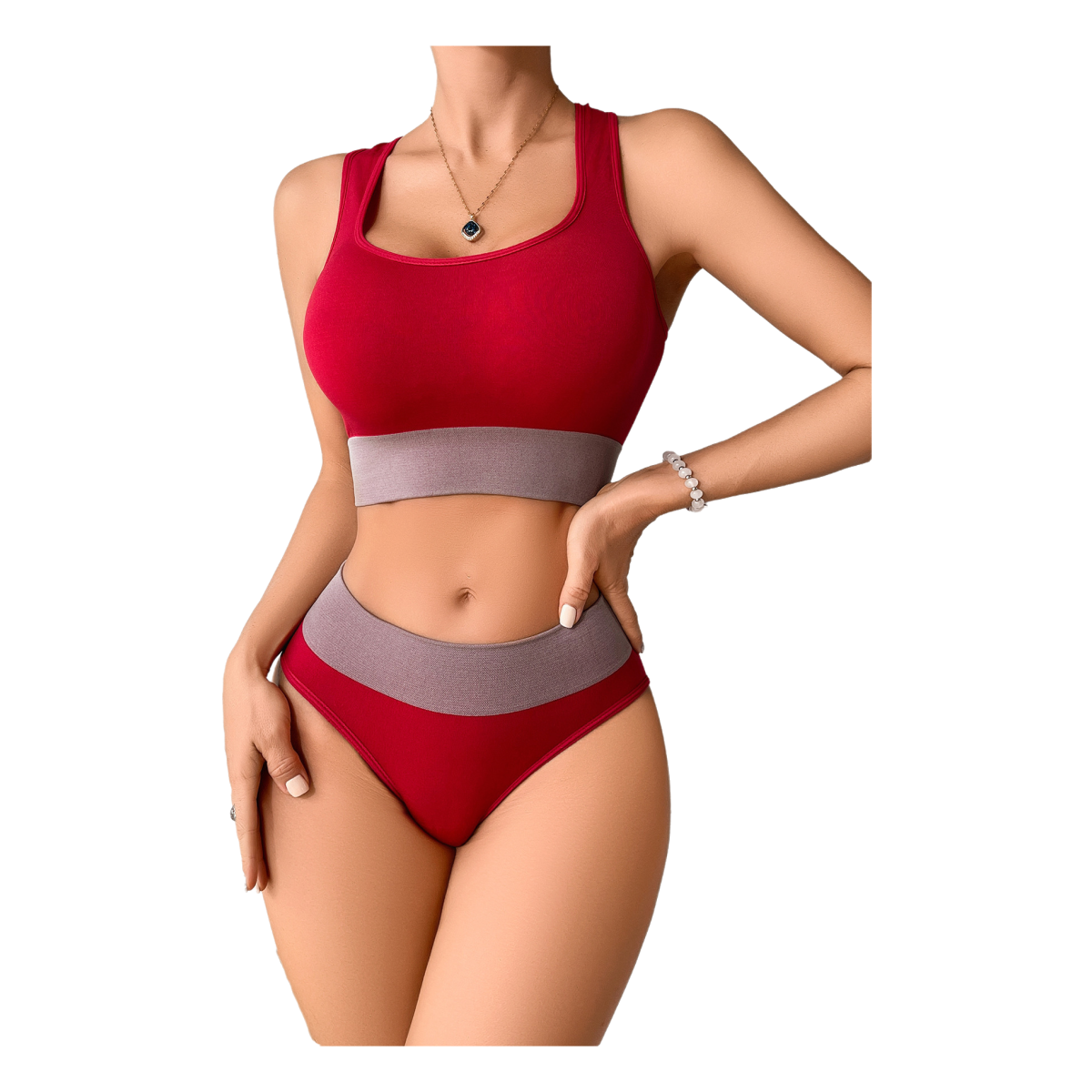 欧美性感内衣套装无缝聚拢无痕运动文胸套装