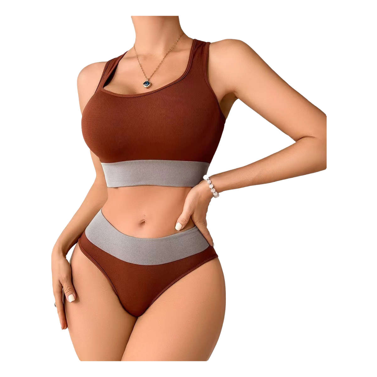 欧美性感内衣套装无缝聚拢无痕运动文胸套装