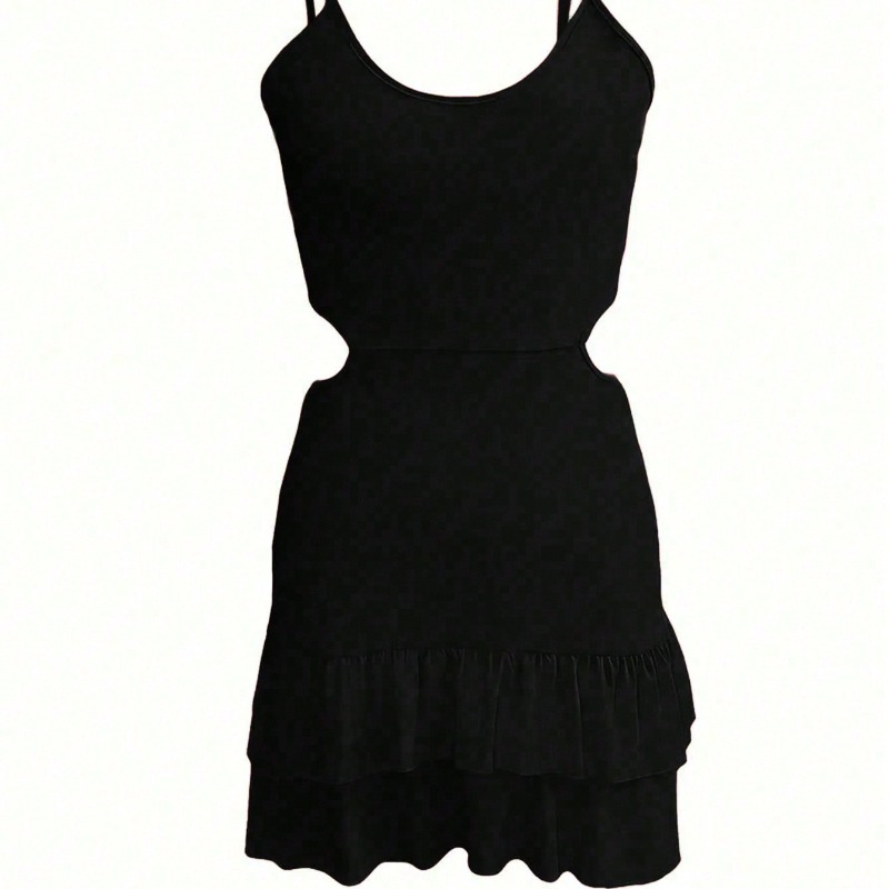 百搭通勤风连衣裙修身收腰短裙