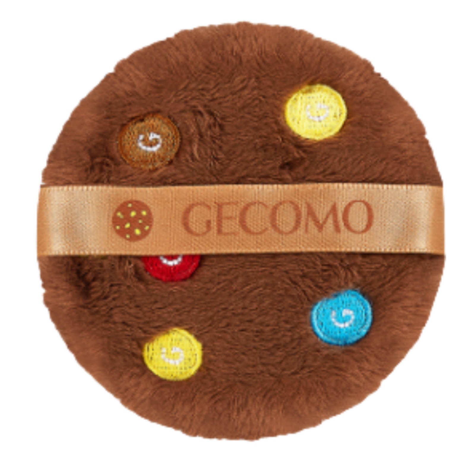 Plush Powder Puffs - Ultra-Soft Flocked Cosmetic Sponges for Loose Powder & Blush (Bear/Rabbit/Cookie Designs)