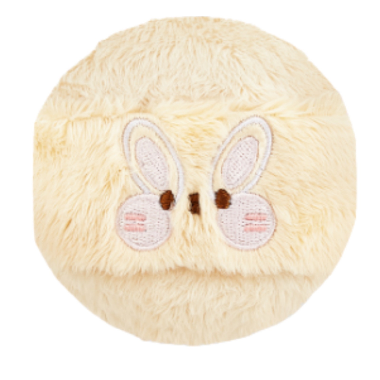 小熊乖乖长绒粉扑散粉腮红定妆柔软植绒舒适亲肤厚实毛绒粉扑