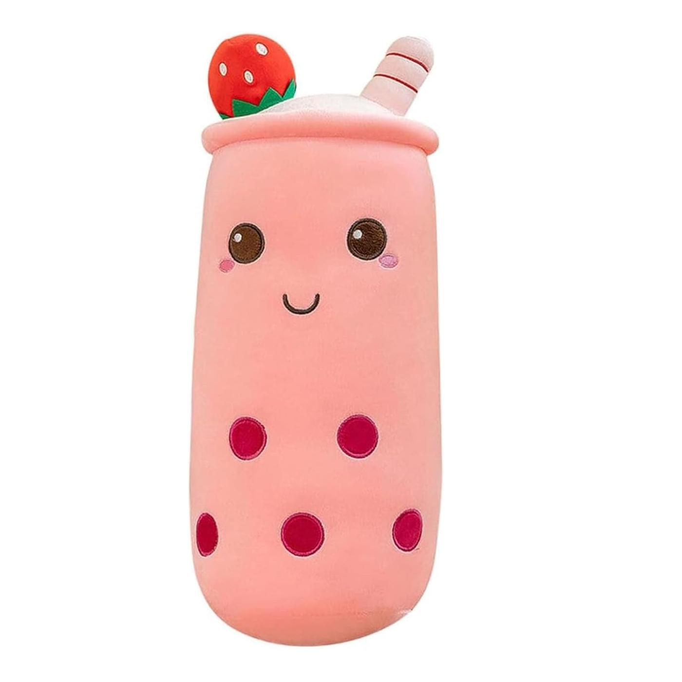 萌果奶茶杯毛绒玩具水果抱枕草莓抹茶杯创意玩偶