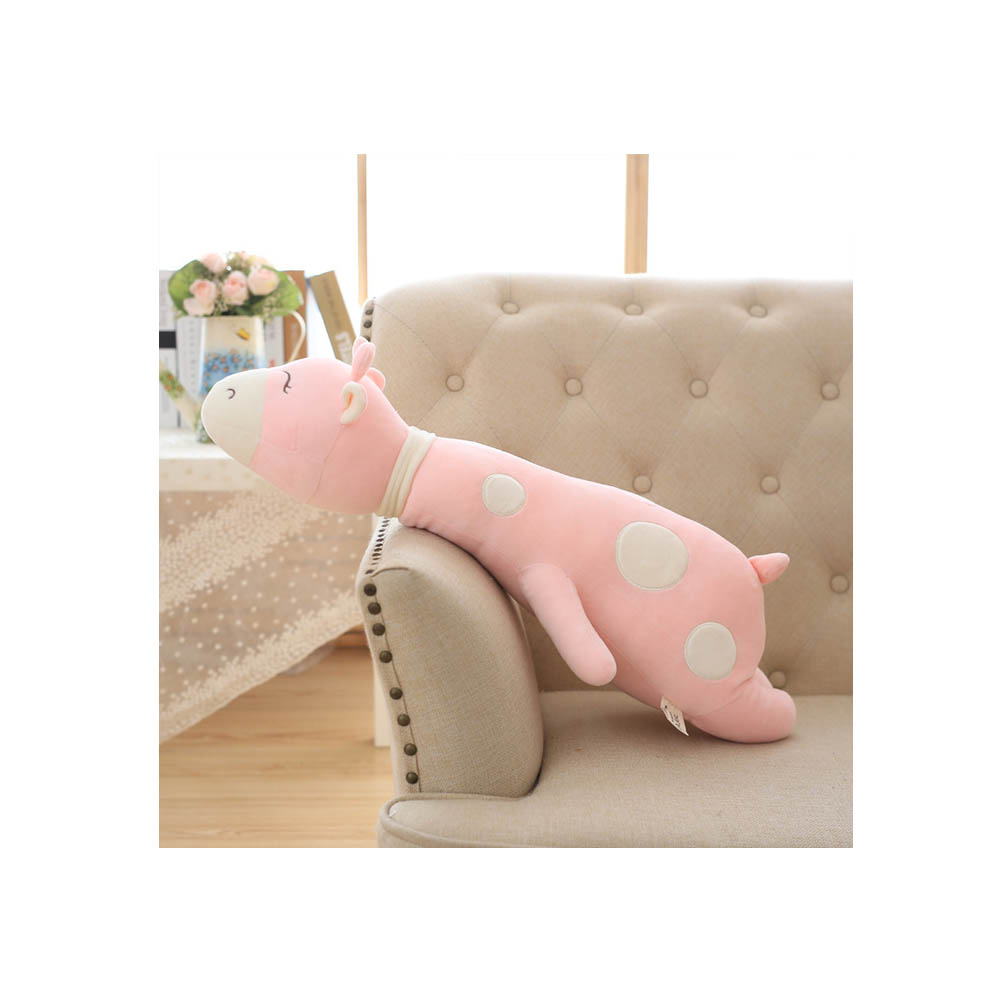 Pink 90cm/35.43in Plush Deer Toy Plush Pillow Stuffed Animal Toy Cute Plushies Kids Plush Toy Pillow