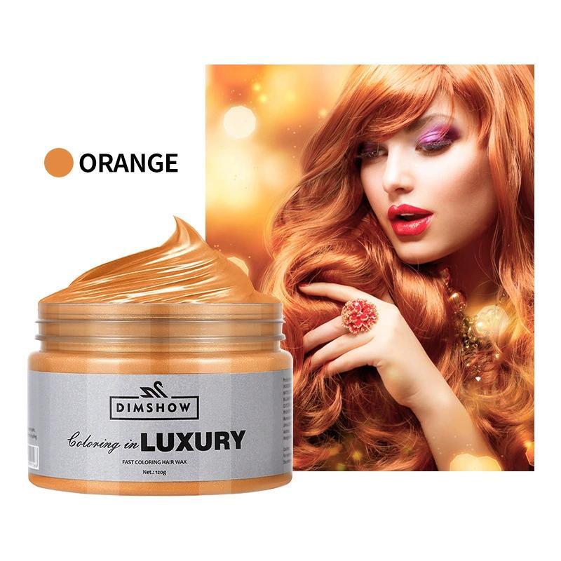 一次性炫彩定型染色发蜡自然多彩奶奶灰银色蓝色