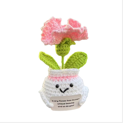 钩针动物花朵妈妈送给妈妈,感谢毕业礼物,情感支持钩针编织花