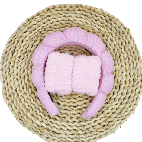 麻花海绵高颅顶头箍发带洗脸化妆云朵发箍套装发饰