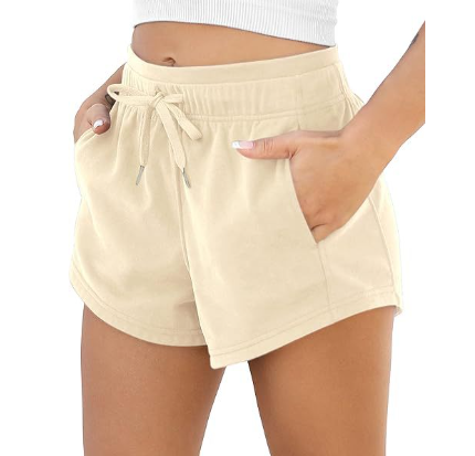 Women's Casual Sports Shorts - Summer New High-Waisted Straight-Leg Running Shorts, Loose Quick-Drying Fitness Shorts With Pockets