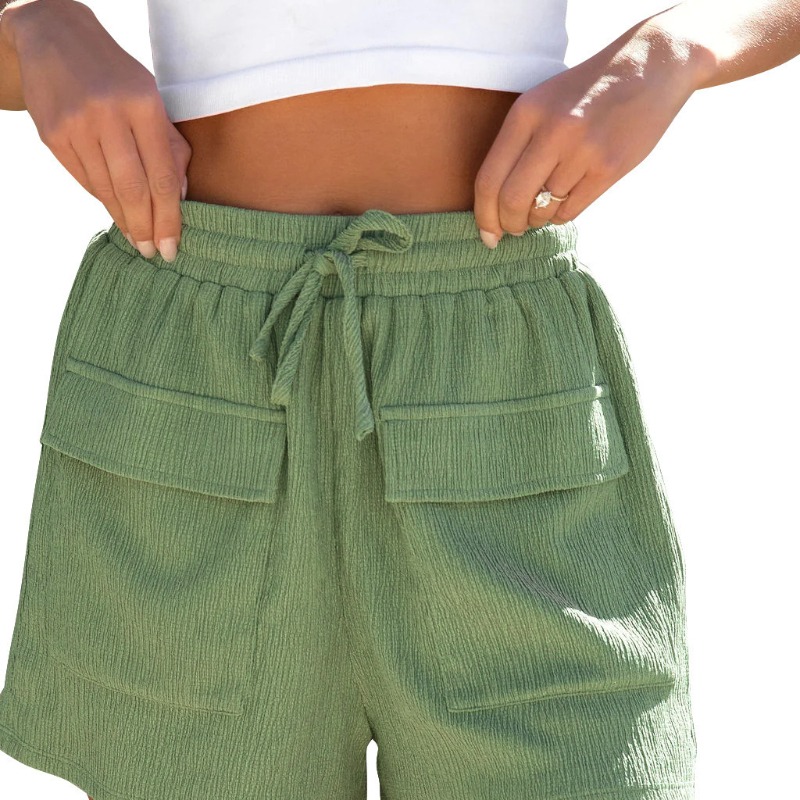 时尚透气居家 新款运动短裤女