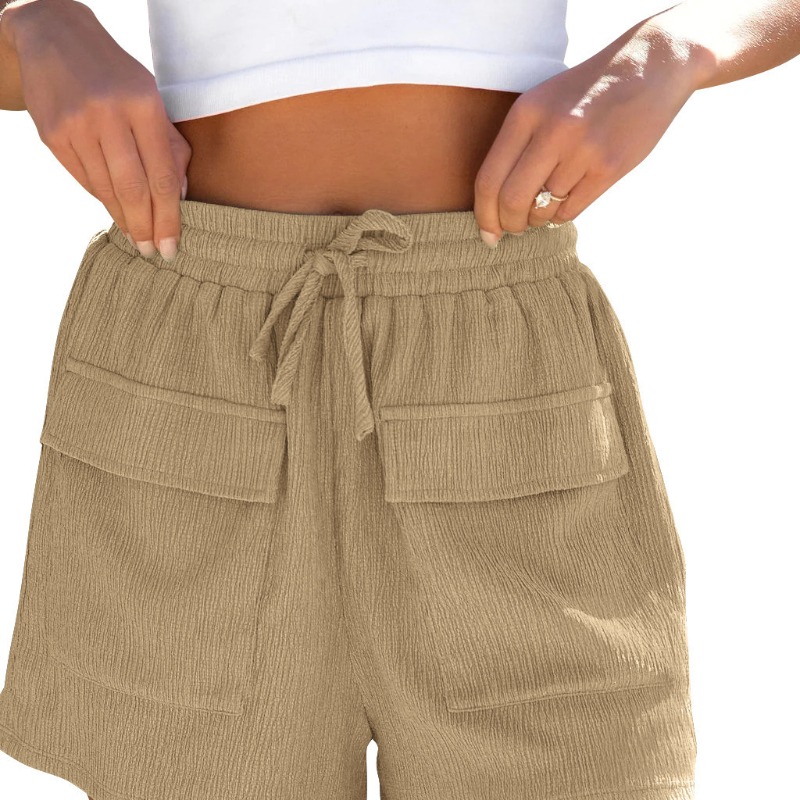 时尚透气居家 新款运动短裤女