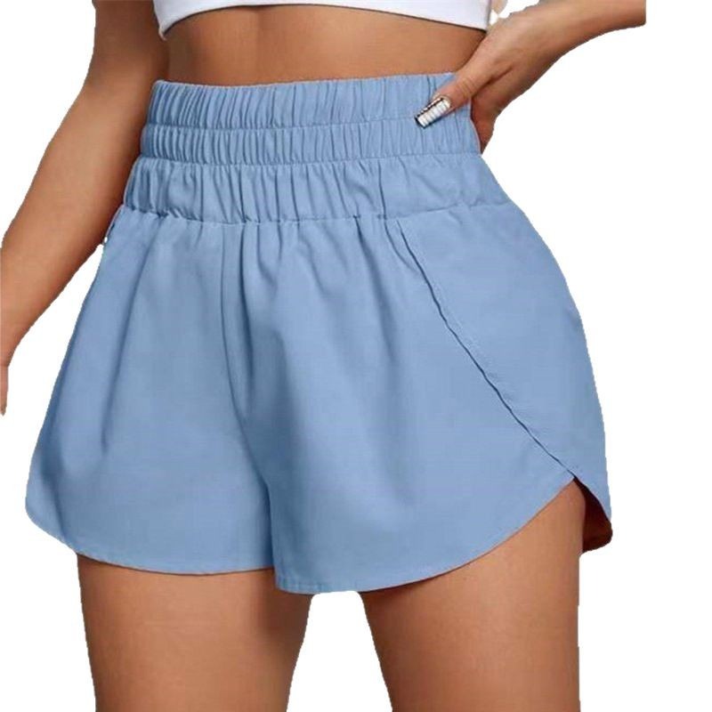 Women's High Waist Shorts Elastic Waist Casual Shorts Loose Fit Summer Shorts Comfortable Lounge Wear Breathable Athletic Shorts