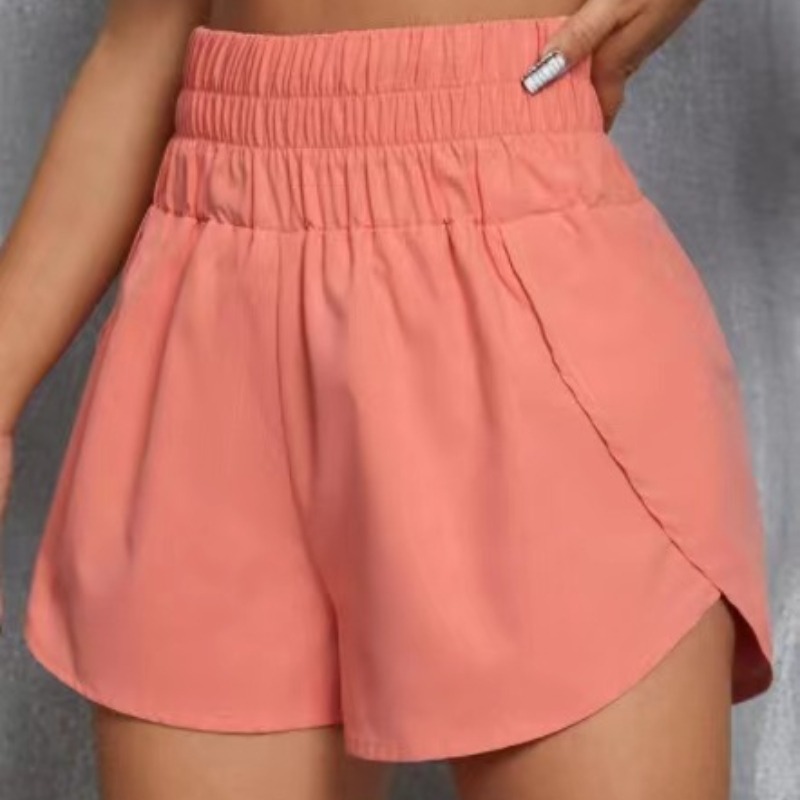 高腰女装短裤休闲松紧宽松夏装运动短裤
