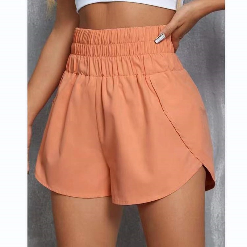 Women's High Waist Shorts Elastic Waist Casual Shorts Loose Fit Summer Shorts Comfortable Lounge Wear Breathable Athletic Shorts