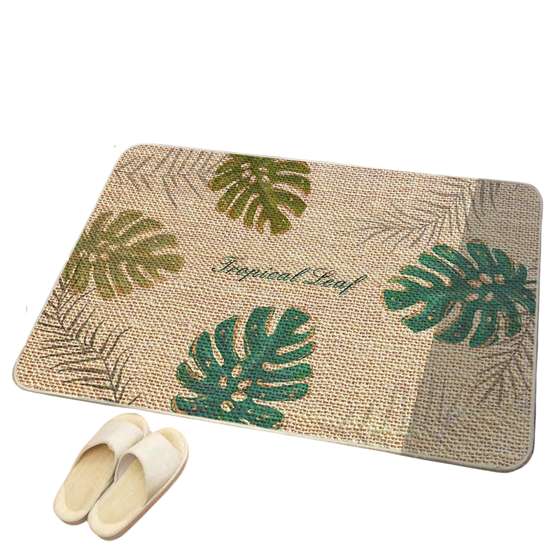 亚麻地毯地垫进门门垫厨房防滑橡胶脚垫浴室门口吸水垫子