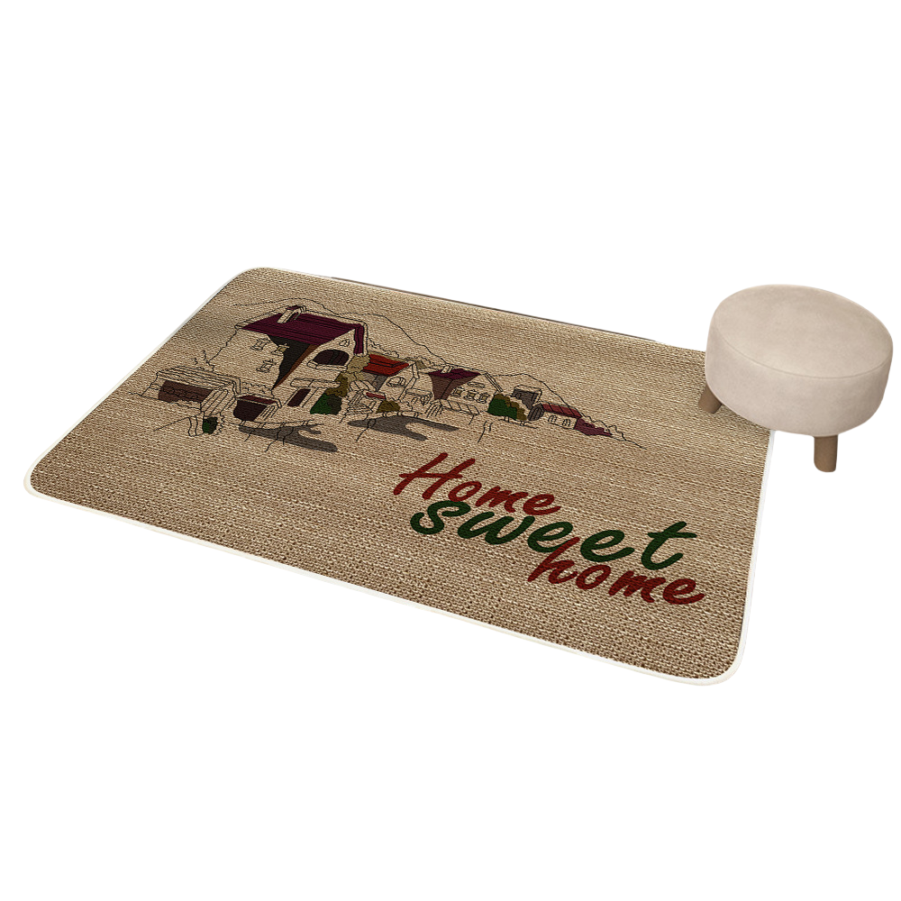 亚麻地毯地垫进门门垫厨房防滑橡胶脚垫浴室门口吸水垫子