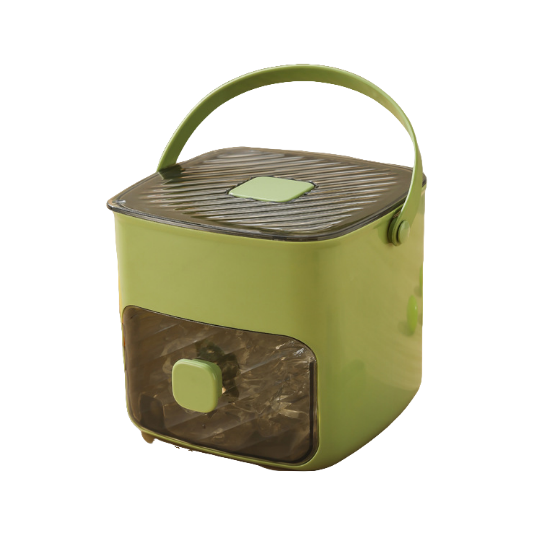 可手提按压式冰格冰块模具制冰盒夏季家用双层带抽屉式制冰神器