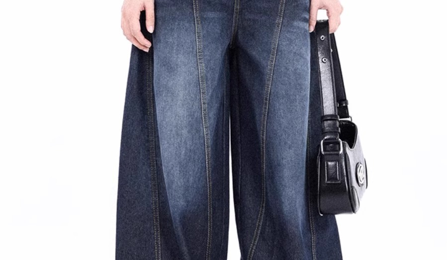 Baggy Jeans for Woman Men Loose Barrel Jeans High Rise Wide Leg Pants Casual Trendy Denim Pants