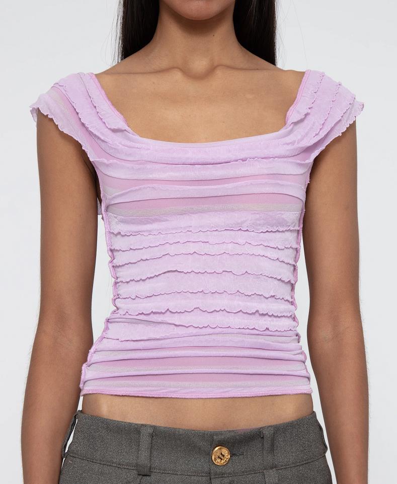 Women Going Out Smocked Tank Shirred Crop Top Fitted Sleeveless Ruched Peplum Cami Shirt Y2k Ruffle Summer Vest