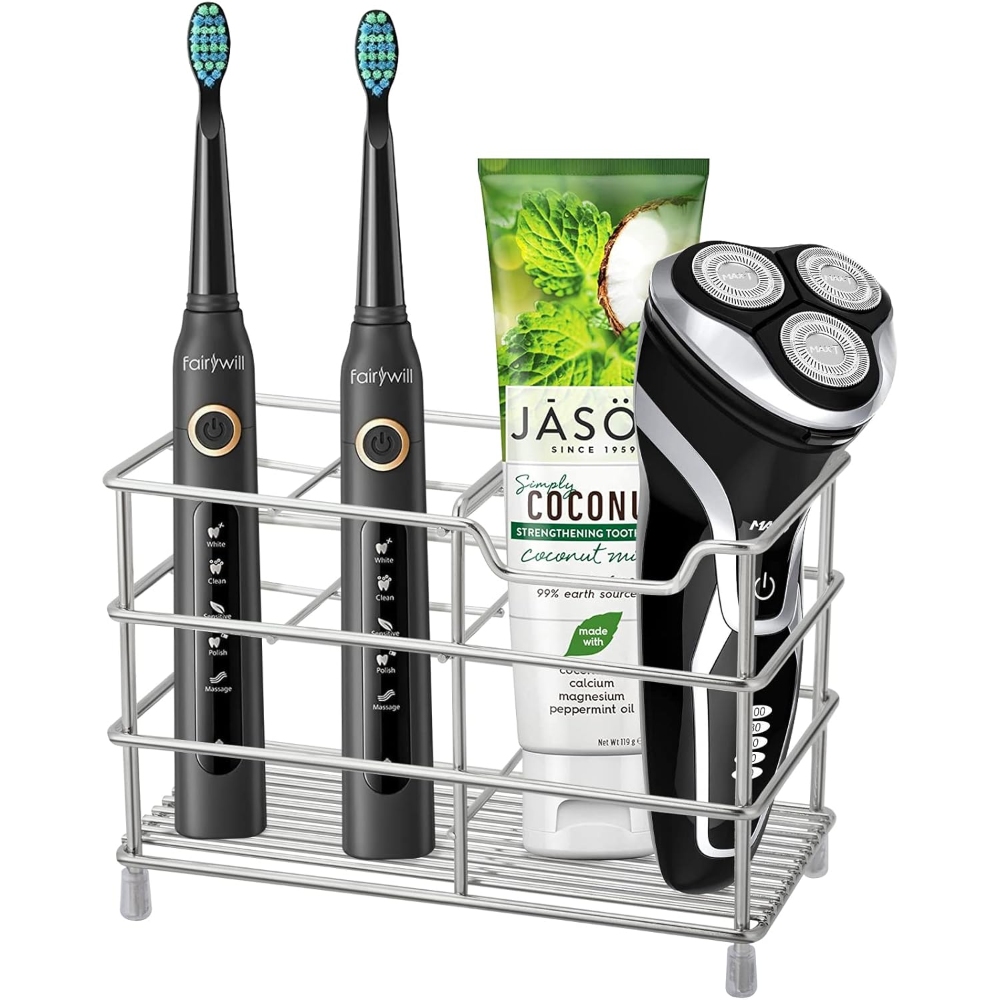 304不锈钢浴室牙刷架牙膏架支架浴室收纳架