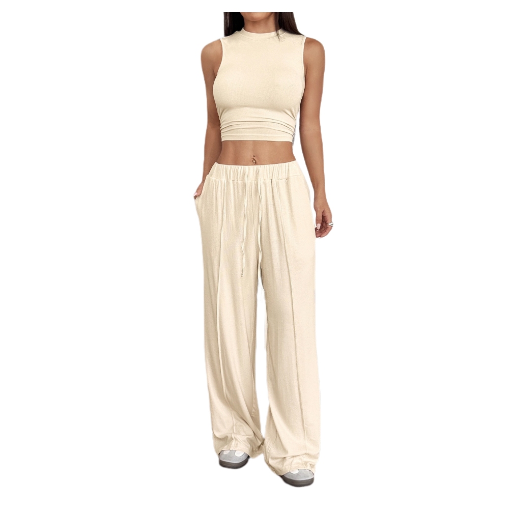 2025年春夏新款背心休闲长裤Y2K套装女