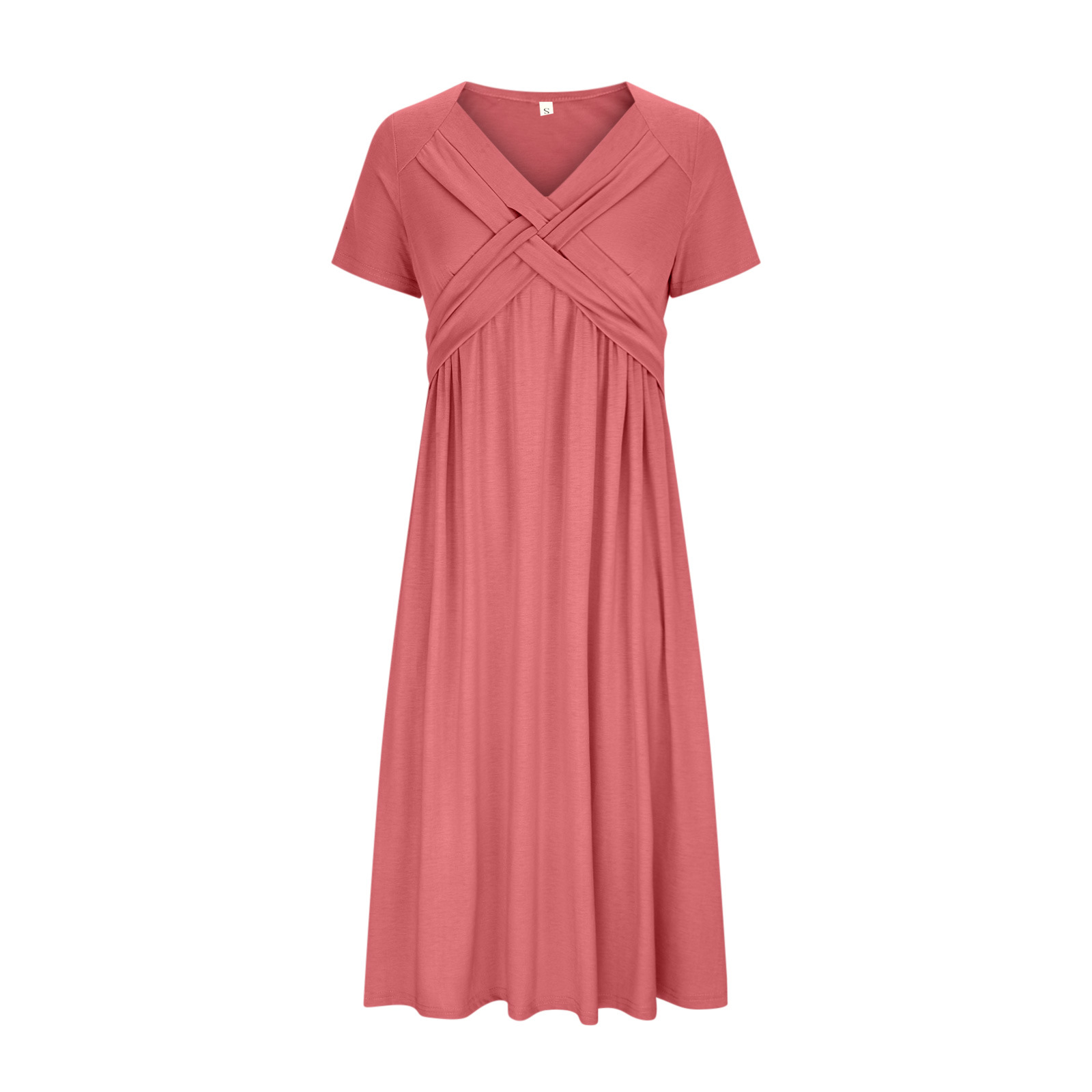 2024亚马逊爆款 跨境夏季新款短袖连衣裙欧美女装女装个性连衣裙