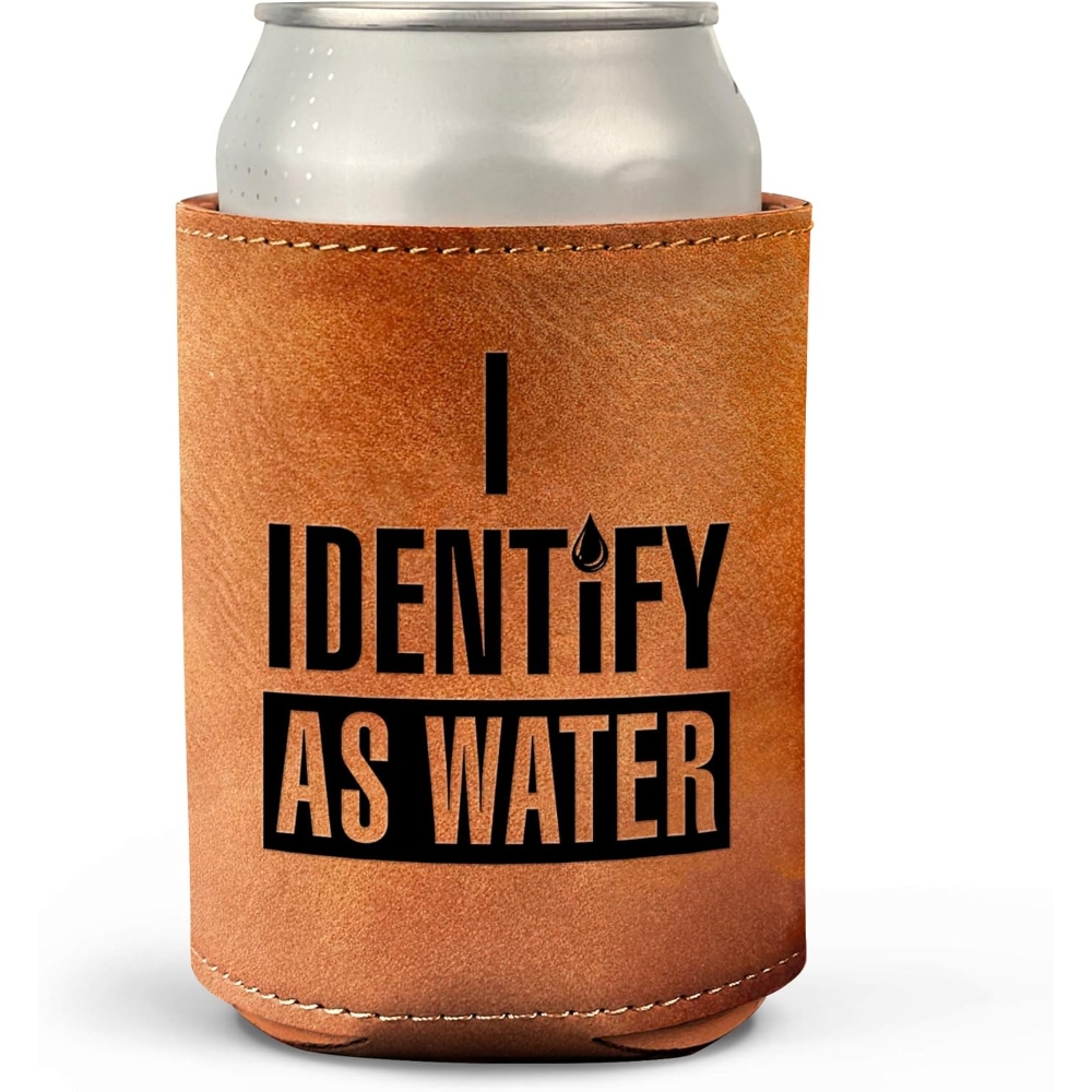 Gifts for Dad from Daughter, Son for Fathers Day - Dad Gifts, Men Gifts - Birthday Gifts for Men, Dad Birthday Gift, Birthday Gifts for Dad - Retirement Gifts for men, Leather Can Cooler for Mens 12Oz