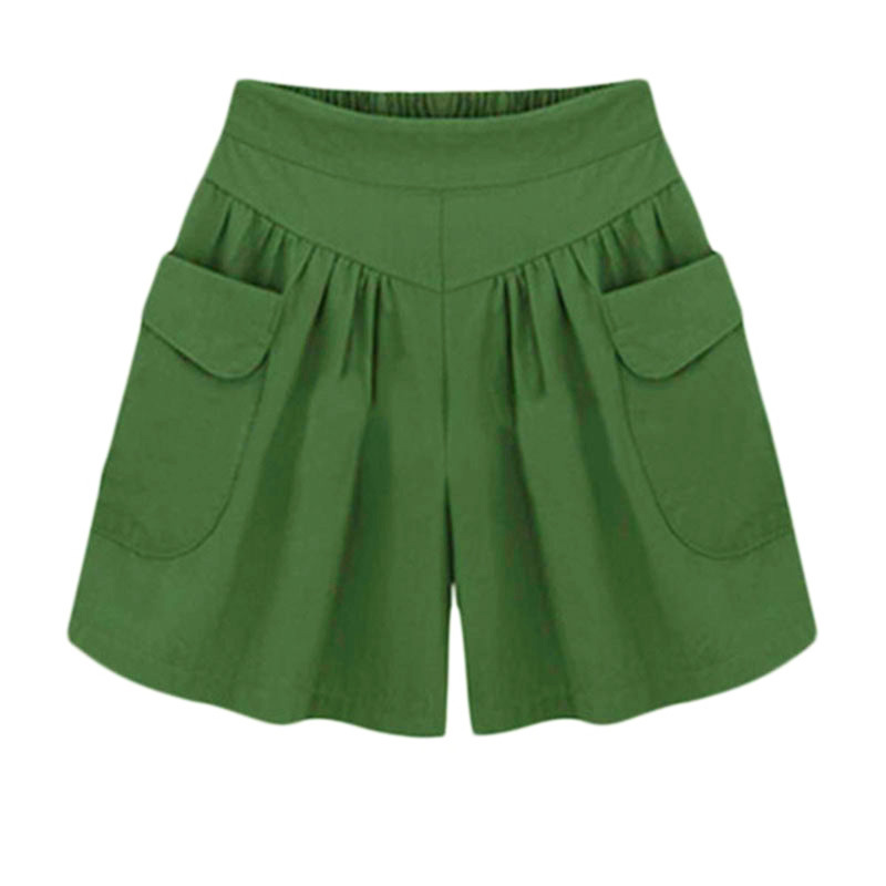 女装阔腿短裤女搭热裤裙裤女夏侧边口袋