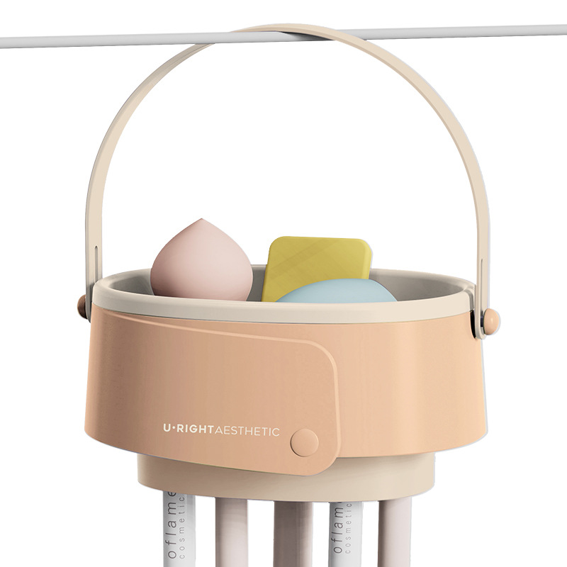 化妆刷可清洗收纳盒可拆卸化妆品美妆蛋收纳盒桌面口红眼影置物架