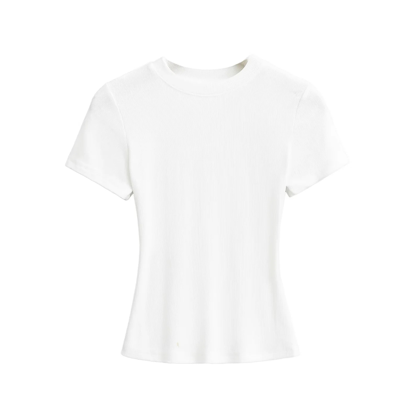 skims美式好穿弹力T恤女 夏季新品辣妹百搭圆领基础净版短款上衣