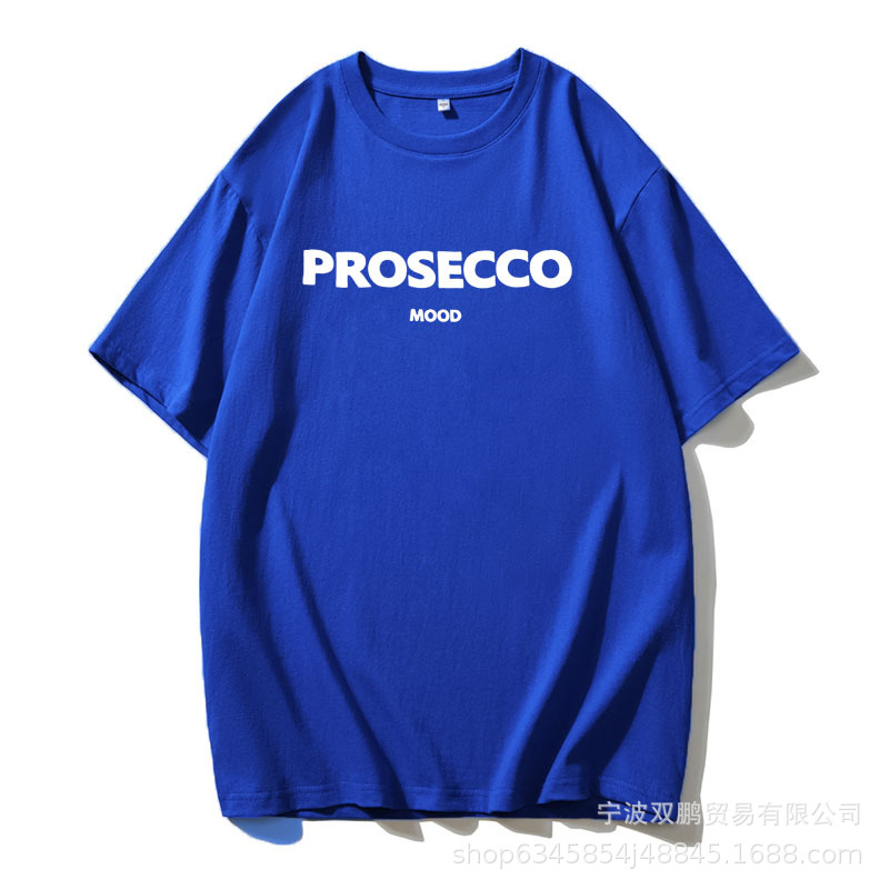 2025跨境热卖美式字母印花T恤女纯棉圆领宽松短袖上衣欧美INS风