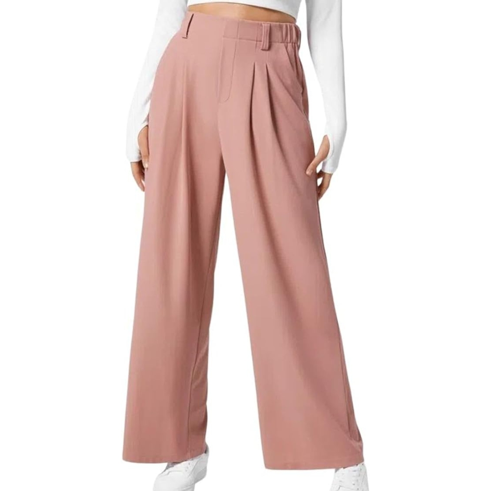 亚马逊独立站欧美跨境女款休闲直筒裤