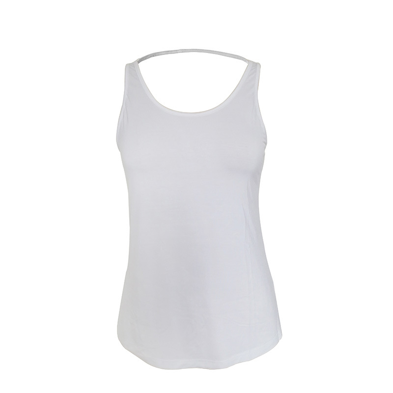 Women's Sexy Open Back Yoga Tank Top Solid Color Deep U Neck Camisole Top Oversized Fitness Activewear Running Sports Gym Tank Tops Coquette Aesthetic Loose Fit Workout Shirt