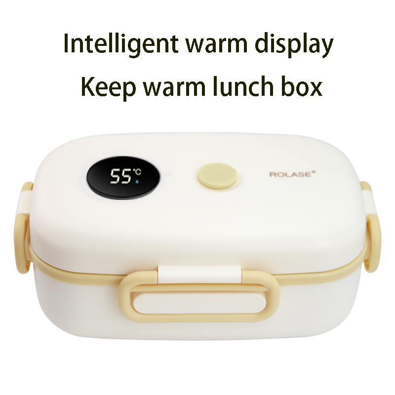 Lunch box with temperature display