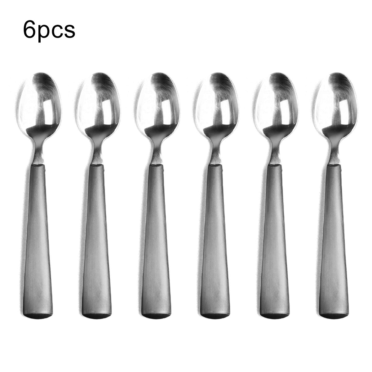 甜品勺 6 支装丨家庭聚餐套装-410材质