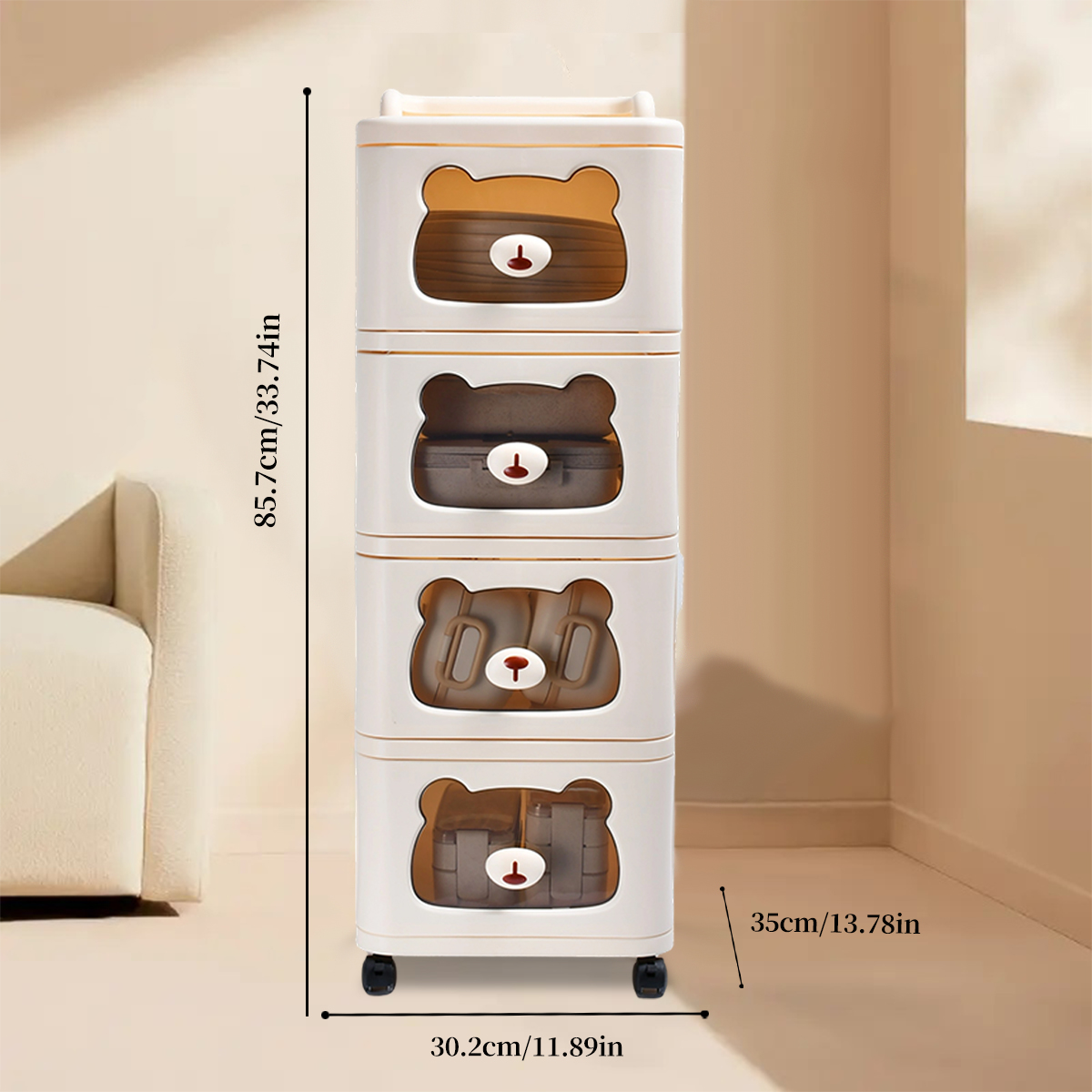 Bear storage trolley -4th floor