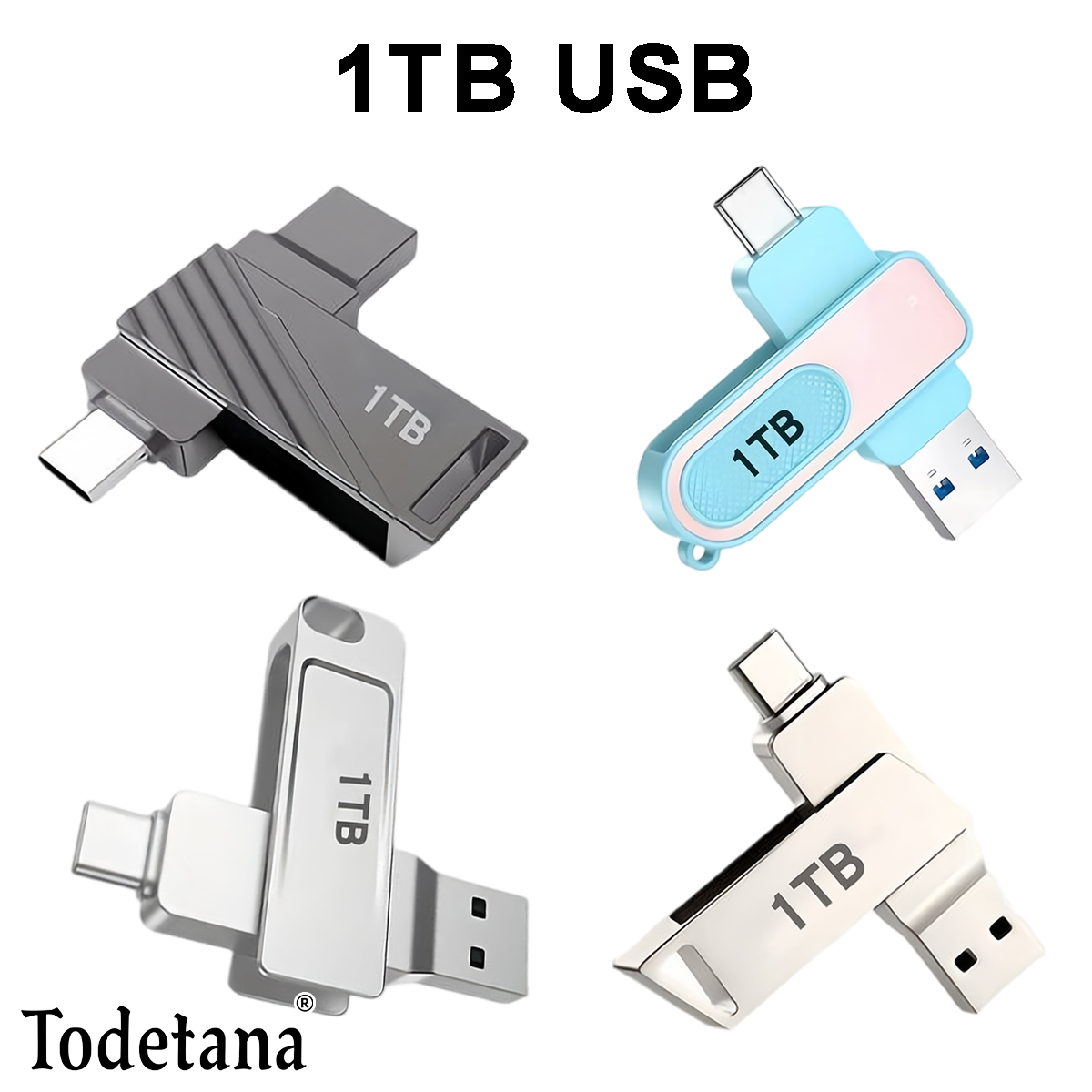 1TB-U disk (shipped in random colors)