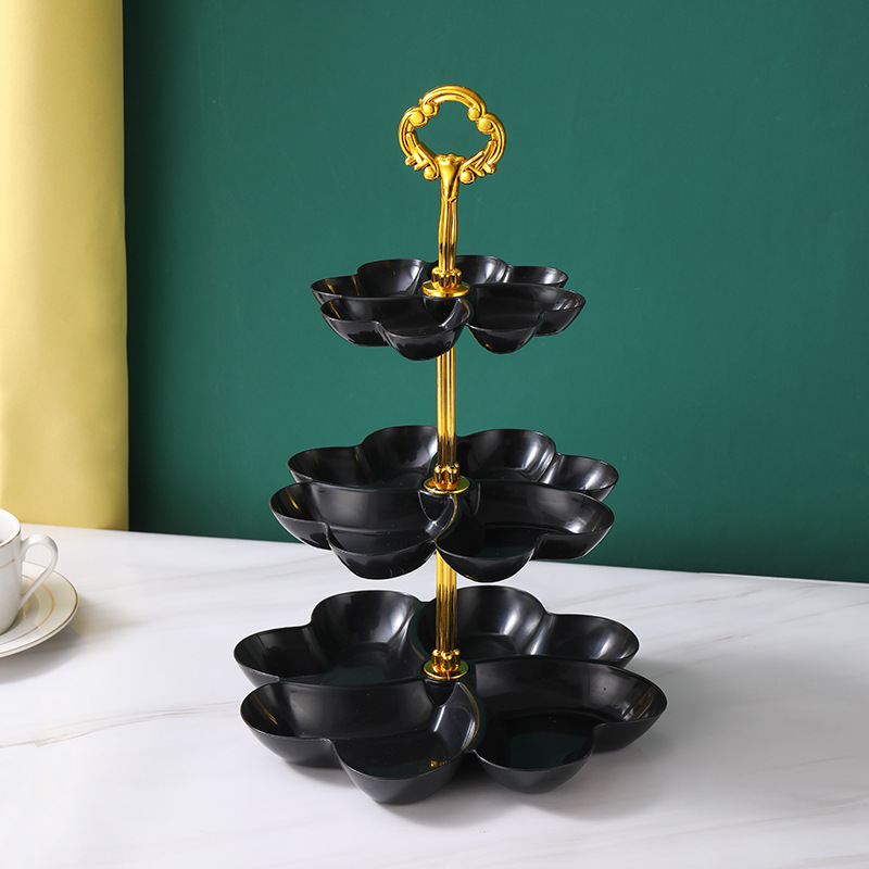 幸运草多层干果盘糖果盘